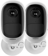 reolink argus pro: outdoor wireless security camera system with rechargeable battery & solar power, 1080p hd night vision, 2-way talk, motion alert, cloud storage - smart home compatible (pack of 2) logo