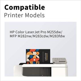 img 1 attached to 🖨️ Совместимый картридж LemeroUtrust для принтера HP 206A W2110A - улучшите лазерную печать с Color LaserJet Pro M255dw
