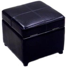 img 1 attached to 🔲 Baxton Studio OM380-J023-Black Storage-Ottomans: Stylish and Functional Raven Black Design