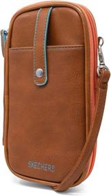 img 4 attached to Skechers Women's Phone Crossbody Wallet: Chic Handbags & Wallets for Women