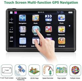img 2 attached to Navigation Touchscreen Guidance Warning Lifetime Car & Vehicle Electronics for Vehicle GPS