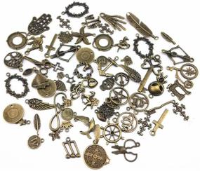 img 3 attached to 🏺 Variety of Antique Pendant Crafting Supplies
