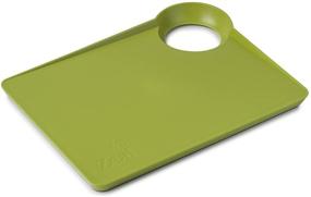 img 3 attached to 🥦 Green Zeal Meal Prep Cutting Board - Mess-Free Food Transfer with Raised Edges and Non-Slip Base - Accurate and SEO-friendly