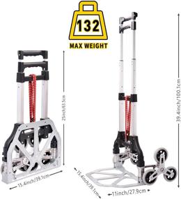 img 3 attached to Climbing Dolly，Stair Stairs，Dolly Wheels，Dolly Lightweight，Easy