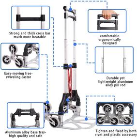 img 1 attached to Climbing Dolly，Stair Stairs，Dolly Wheels，Dolly Lightweight，Easy