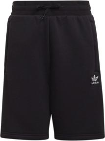 img 4 attached to Adidas Originals Adicolor Shorts Black Girls' Clothing for Active