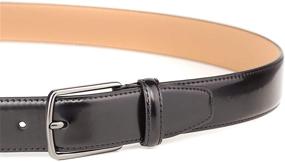 img 2 attached to 👔 Brown Leather Belt for Men - LABMGW Tall Size, Plus Women's Accessories and Belts
