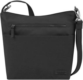 img 4 attached to Travelon Anti Theft Metro Crossbody Black