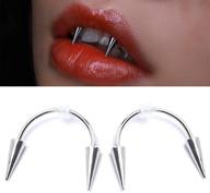 piercing dentures surgical stainless halloween logo