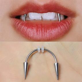 img 2 attached to Piercing Dentures Surgical Stainless Halloween