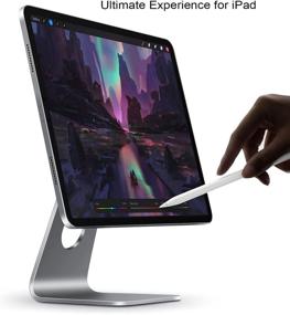 img 3 attached to 📱 INVZI MagFree Magnetic iPad Stand - Adjustable & Rotatable Floating Stand for Apple iPad Pro 12.9 (3rd/4th/5th Gen), iPad Pro 11 (1st/2nd/3rd/4th Gen), iPad Air 4th Gen