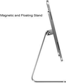 img 2 attached to 📱 INVZI MagFree Magnetic iPad Stand - Adjustable & Rotatable Floating Stand for Apple iPad Pro 12.9 (3rd/4th/5th Gen), iPad Pro 11 (1st/2nd/3rd/4th Gen), iPad Air 4th Gen