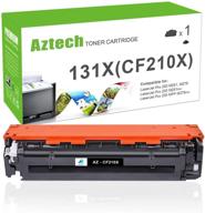 🖨️ aztech compatible toner cartridge for hp 131x cf210x 131a cf210a - ideal replacement for pro 200 color mfp m276nw m251nw m276n m251n printer ink (black, 1-pack) logo