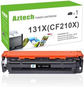 img 4 attached to 🖨️ Aztech Compatible Toner Cartridge for HP 131X CF210X 131A CF210A - Ideal Replacement for Pro 200 Color MFP M276nw M251nw M276n M251n Printer Ink (Black, 1-Pack)
