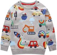 🌈 btgixsf rainbow crewneck boys' sweatshirt – fashion hoodies & sweatshirts for stylish boys logo