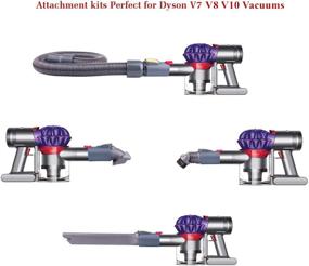 img 3 attached to Dyson Handheld Vacuum Hose Accessories: 5 Pack Replacement Attachments for V11, V10, V8, V6, V7, DC58, DC59