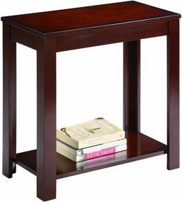 img 4 attached to 🪑 Crown Mark Espresso Pierce Chairside Table - Enhanced for SEO