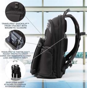 img 2 attached to 🎒 Optimize Business Travel with the Travelpro Platinum Computer Backpack