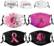 breast cancer face mask reusable logo