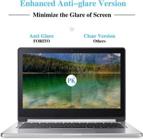 img 1 attached to 🖥️ 2-Pack FORITO 13.3” Anti-Glare Laptop Screen Protector Matte Scratch-Proof Screen Cover for HP/DELL/Asus/Acer/Sony/Samsung/Lenovo/Toshiba, 16:9 Display Compatibility