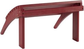 img 2 attached to 🔴 Red Linon Adirondack Ottoman