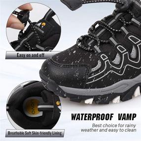 img 2 attached to UOVO Sneakers Waterproof Resistant Numeric_3_Point_5 Boys' Shoes for Sneakers