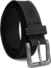 img 4 attached to Timberland Mens 35Mm Leather Brown Men's Accessories and Belts