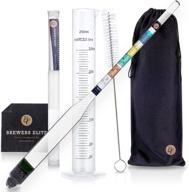 🍺 brewer's elite hydrometer combo with protective hard case logo