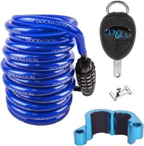 img 4 attached to 🔒 DocksLocks Deluxe: Ultimate Anti-Theft Security System for SUP Paddleboards with Paddle Lock