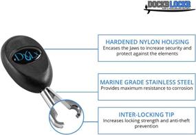 img 2 attached to 🔒 DocksLocks Deluxe: Ultimate Anti-Theft Security System for SUP Paddleboards with Paddle Lock