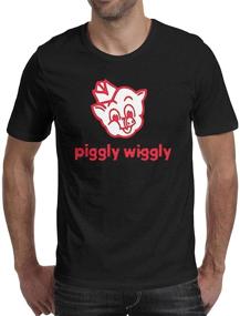 img 4 attached to 🐷 Comfortable and Stylish Cotton Piggly Short Sleeve T-Shirt - Short Sleeved for Ultimate Ease and Trendy Looks