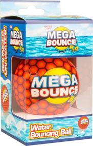 img 3 attached to 🌊 Злой Mega Bounce H2O - Водяной отскакивающий мяч для бассейна, пляжа или озера. Бросьте мяч с высоким отскоком на воду и увидите его взлет для захватывающего плеска! Только 1 случайный цвет.