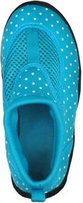 img 3 attached to 👟 Stylish Capelli New York Kids Aqua Shoes: All Over Dots for Fun in the Water