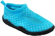 👟 stylish capelli new york kids aqua shoes: all over dots for fun in the water logo