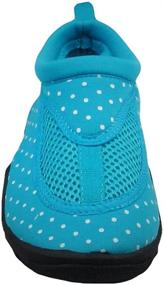 img 2 attached to 👟 Stylish Capelli New York Kids Aqua Shoes: All Over Dots for Fun in the Water