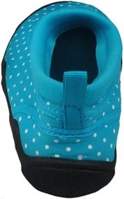 img 1 attached to 👟 Stylish Capelli New York Kids Aqua Shoes: All Over Dots for Fun in the Water