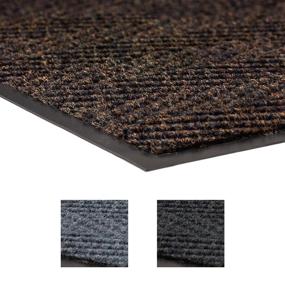 img 4 attached to 🚪 Chevron Entranceway Mats - Enhanced Thickness by NoTrax