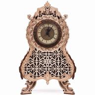 🕰️ exquisite wood trick analog vintage wooden timepiece logo