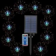 dreamworth 10 pcs total 600 led firework copper wire lights: the ultimate waterproof starburst lights for christmas, birthday, bedroom, corridor patio, and wedding! logo