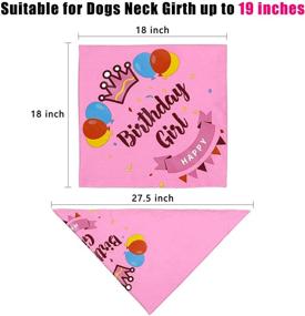 img 1 attached to 🐶 GoChes Dog Bandana - Square Double Layered Dog Scarf for Small, Medium, and Large Dogs - 1PC