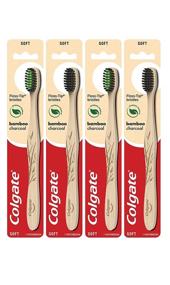 img 4 attached to Colgate Charcoal Toothbrushes Friendly Natural