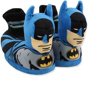 img 2 attached to DC Comics Batman Plush Toddler Kids 3D Head Sock Top Slippers