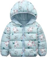 🧥 warm and windproof baby boy winter jacket: down cotton coats with cute prints for ultimate protection! logo