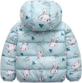 img 2 attached to 🧥 Warm and Windproof Baby Boy Winter Jacket: Down Cotton Coats with Cute Prints for Ultimate Protection!