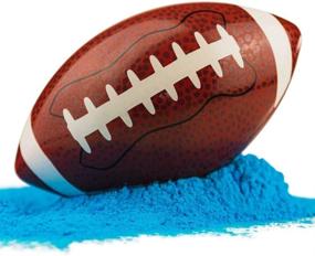 img 1 attached to 🏈 HelloBump Gender Reveal Football Kit | Non-Toxic | Team Pink or Blue Party Supplies | Improved SEO