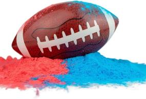 img 3 attached to 🏈 HelloBump Gender Reveal Football Kit | Non-Toxic | Team Pink or Blue Party Supplies | Improved SEO