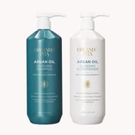 💆 orlando pita salon size argan oil glossing shampoo and conditioner set, 27 oz each - moisturizing and shine-enhancing for smooth and healthy hair logo