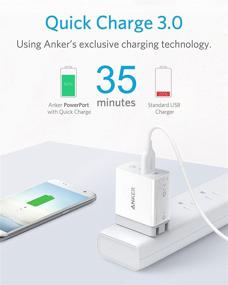img 3 attached to 🔌 Anker Quick Charge 3.0 USB Wall Charger - PowerPort+ 1: Compatible with Galaxy S10/S9/S8, Note 8/7, iPhone, iPad, and More!