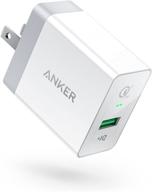 🔌 anker quick charge 3.0 usb wall charger - powerport+ 1: compatible with galaxy s10/s9/s8, note 8/7, iphone, ipad, and more! logo
