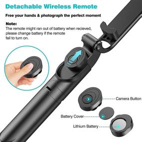 img 1 attached to Bluetooth Rirool Extendable Wireless Android Cell Phones & Accessories